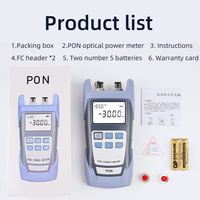 PON-300 Compteur de puissance optique PON portable 1310 1490 1550nm GPON EPON FTTH Test en ligne SC UPC APC Compteur de puissance optique à fibre optique FTTX OLT
