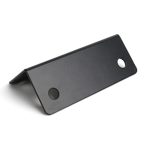 Stainless Steel L-Shaped <b>Bracket</b> <b>Black</b> Durable <b>Shelf</b> Support Connector For Furniture Hardware Accessories - Product Image 3