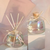 Bouteille en verre de parfum, 100/150/200ml, contenant Simple, léger, de luxe, haut de gamme, pour diffuseur de senteurs