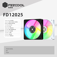 Ventilateur CPU FEZCOOL FD12025, ventilateur de serveur, radiateur CPU 120 mm, 4 broches PWM, cuivre et aluminium, silencieux, roulement fluide, système de refroidissement pour PC de jeu