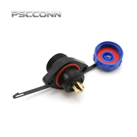 Connecteurs d'aviation étanches IP68 PSCCONN SP13, fiche et prise 5 broches compatibles Weipu pour petits équipements extérieurs