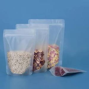 High Barrier Recyclable Zipper Pouch Food Grade Resealable Plastic Packaging Bag with <b>Window</b> for Nuts Dried Snacks Retail - Product Image 3