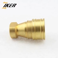 Raccord rapide hydraulique en laiton pour tuyau d'eau, pneumatique 3/4ZG KZD, pour arrosage haute pression