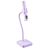 Lampe à ongles LED UV professionnelle BQAN 2-en-1 rechargeable avec support magnétique et col de cygne flexible à 360°, minuterie LCD