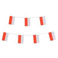 Drapeau polonais neuf 3x5 pieds, rayures cousues, pour extérieur, sans étanchéité, vente en gros