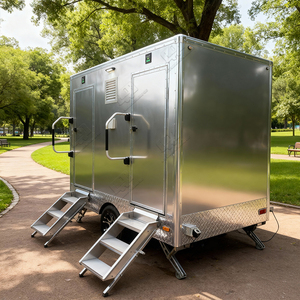 รถห้องน้ำเคลื่อนที่แบบพกพา ทนทาน เป็นมิตรกับสิ่งแวดล้อม โซลูชั่นสุขาภิบาลเคลื่อนที่สำหรับใช้งานกลางแจ้งและเชิงพาณิชย์ - Product Image 4
