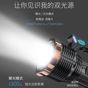 ไฟฉาย LED แบบชาร์จไฟได้ ชาร์จผ่าน USB แสงสีขาวอบอุ่น โคมไฟทำงานกลางแจ้ง ไฟด้านข้างแบบ COB - Product Image 5