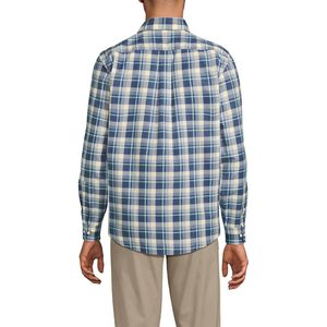 Chemise en twill pour homme FOXA, coupe traditionnelle, sans repassage, motif à carreaux, 100% coton, anti-rides - Product Image 2