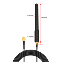 Antenne extérieure 5G 4G LTE pour compteur d'eau intelligent, connecteur fileté, étanche IP67, omnidirectionnelle à gain élevé pour armoire industrielle, personnalisable OEM
