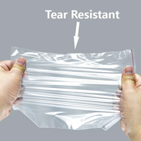 Sacs Ziplock en plastique PE transparent de haute qualité, imprimés en gravure personnalisée, résistants à l'humidité, pour supermarchés, aliments, vêtements, bijoux