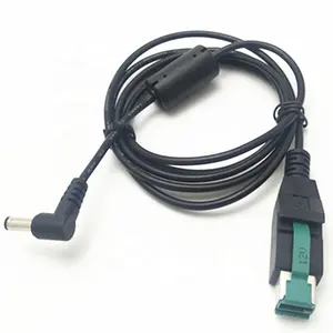 Right Angle 5521 5525 DC plug to 12V Powered usb power cable for Epson printer