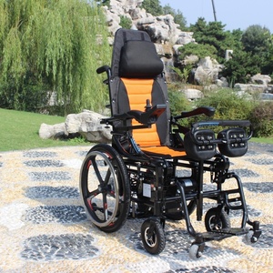 Silla de Ruedas Eléctrica con Función de Bipedestación para Personas con Discapacidad, Freno Electromagnético, Suministros de Rehabilitación y Terapia - Product Image 3