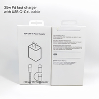 Chargeur rapide USB-C GaN 20W 25W 35W PD 3.0 QC2.0, adaptateur secteur mural, prise UK US EU, kit de chargeur pour iPhone Samsung Xiaomi Oppo