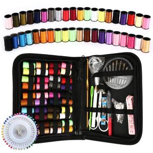 Kit de couture miniature DIY pour travaux manuels avec accessoires de couture circulaires en plastique pour projets de bricolage, emballé dans un sac - Product Image 6