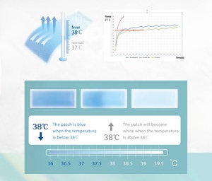 CSI Hydrogel Enfants Adultes Fièvre Inconfort Ice Cool Pads Soulagement de la douleur Apaiser la migraine <span class=keywords><strong>Patch</strong></span> de refroidissement - Product Image 3