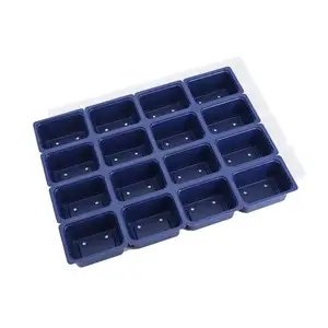 Grote Plastic Pvc Rijstkwekerij Zaad Starterbak Kwekerij Microgreens Hydrocultuur Kwekerij Trays Plant Blisterverpakking