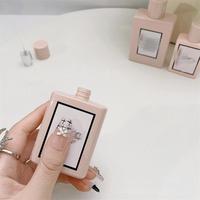 Petites bouteilles de parfum carrées en verre transparent, pulvérisateur à pompe, récipients vides pour l'utilisation de crème pour les yeux, diffuseur de roseau à surface sérigraphiée