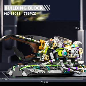 Mji khối moc gạch 766pcs nhỏ nhựa sáng tạo dynastes xây dựng khối trẻ em lắp ráp câu đố xây dựng khối thiết lập đồ chơi 13053 - Product Image 6