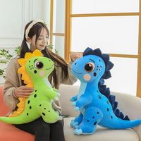 Nouveau jouet en peluche de dinosaure-Oreiller de dinosaure tacheté mignon, figurine de jeu créative pour enfants, poupée mignonne de bébé dragon