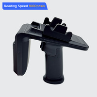 Lector RFID UHF de Largo Alcance de 20 m Compatible con Android IOS, Escáner de Códigos de Barras 1D/2D para Logística de Almacén y Gestión de Ganado