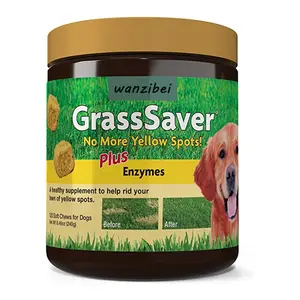 Wanzibei GrassSaver köpek takviyesi yardımcı olur nötrleştirir idrar ortadan kaldırmak için sarı çim noktalar köpekler beslenme