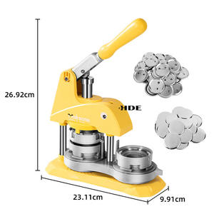 מכונת הכנת תגים 58 מ\\\"מ, ערכת הכנת תגים עצמית, כלי להפעלה קלה עם תבנית ותג ריק - Product Image 3