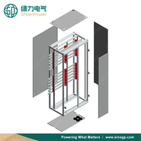 Armoire de distribution modulaire GPM1 à profil C pour tableau de commutation basse tension et panneau de distribution d'énergie