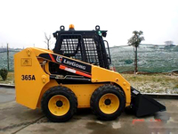Chine Brand New 365B 65HP Diesel Mini Skid Steer Loader avec pièces jointes