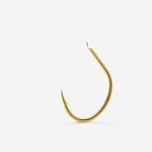 Hameçon de pêche haut de gamme en alliage de titane japonais plaqué or 24 carats - Product Image 1