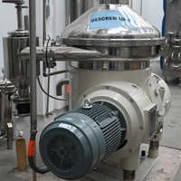Centrifugeuse industrielle à disques autonettoyante pour la séparation du lait et la décantation