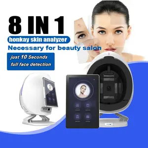 Novo produto 2023 Análise Skin Device Tela enorme Banco de dados inteligente Pele facial Analyzer Análise de pele multidimensional