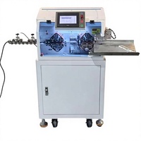 Machine de dénudage et de coupe de câbles informatiques NB-1255 automatique à courroie synchrone avec écran tactile 7 pouces