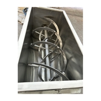 Mélangeur de poudre tout en acier carbone 500L pour granulés, liquides, pâtes, poudres sèches, industrie chimique, fabrication de batteries, transformation alimentaire