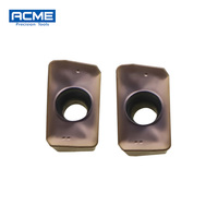 Plaquettes de fraisage en carbure ACME à revêtement PVD haute vitesse, à émbout carré 90°, APMT1135PDER-M2/-H2/-TT, pour acier, OEM disponible, Garantie 3 ans