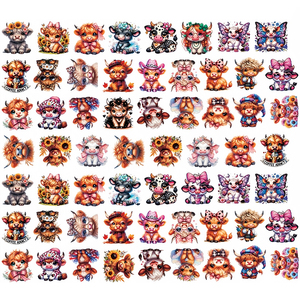 Pièces acryliques personnalisables en forme et couleur variées, motif dessin animé, 500g, frais de moulage réduits, pour accessoires de badges DIY, perles focales, faible <span class=keywords><strong>OMQ</strong></span> - Product Image 6