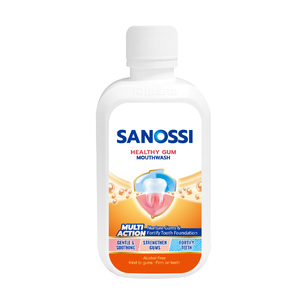 غسول فم سانوسى 500 مل خالٍ من الكحول لتنظيف الأسنان واللثة وصحة الفم ومكافحة البكتيريا - Product Image 2