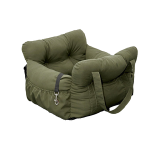 Siège <span class=keywords><strong>de</strong></span> voiture pour chien <span class=keywords><strong>de</strong></span> luxe, carré, solide, imperméable, écologique, motif dessin animé, surélevé, avec sangles <span class=keywords><strong>de</strong></span> sécurité, prêt pour le voyage - Product Image 1