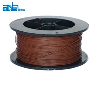 600V 30AWG 10AWG PTFE ekstrusi perak atau nikel dilapisi kawat tipis suhu tinggi dan kabel