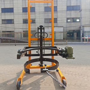 Lève-fût hydraulique manuel à pédale, capacité 200 kg, pour fûts en acier de 585 mm de diamètre, équipement de levage à poussée - Product Image 3