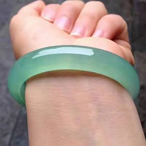 Alta qualidade natural jade pulseira esmeralda feminina jade pulseira float flor esmeralda quartzito jade charme jóias atacado - Product Image 4