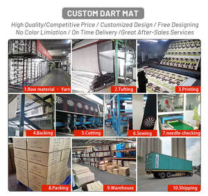 Индивидуальный ковер для дротиков, Противоскользящий коврик с логотипом, коврик для дротиков с принтом в помещении - Product Image 5