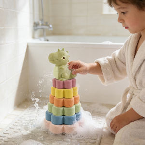 Dinosaure <span class=keywords><strong>licorne</strong></span> prune en PVC émettant <span class=keywords><strong>de</strong></span> la lumière à prix compétitif cercle d'empilage bébé été jouet eau flottant unisexe - Product Image 2