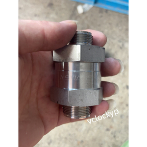 Swagelok Stainless Steel Poppet 5000 <b>Psi</b> Check Valve, Tube, SS-CHS12-1 Used - Product Image 2