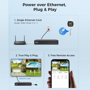 Cámara de Seguridad POE Hiseeu AI de 12MP, 8MP 4K, Detección Humana, Visión Nocturna en Color, IP67 Impermeable, CMOS, Gran Angular, YHB12-PA AI-e - Product Image 6