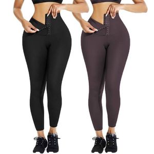 Taille haute Yoga Sauna pantalon femmes Fitness <span class=keywords><strong>perdre</strong></span> <span class=keywords><strong>du</strong></span> <span class=keywords><strong>poids</strong></span> ventre contrôle bout à bout Fitness taille formateur Corset Leggings - Product Image 2