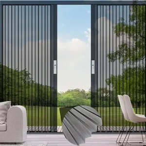 Insect Screen Mesh 16mm Plisse Insect Screen Door Mesh Fold Wire Mesh Pleated Window Mesh