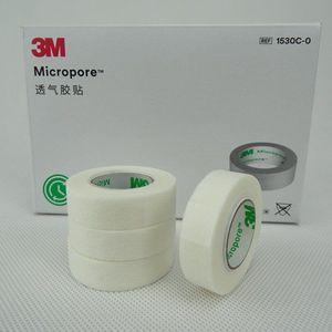 Cinta de ventilación médica Papel de baja sensibilidad transpirable no tejido para fijación de gasa para heridas <span class=keywords><strong>Dubin</strong></span> Bound Ear 1530 para enmascarar - Product Image 2