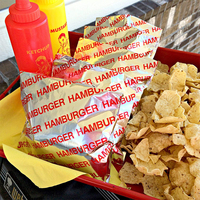 Arije Factory Wholesale Custom Flexographic Printed Biodegradable Kraft Grease-proof Butter Wrapping Sandwich Wax <strong>Packaging</strong>