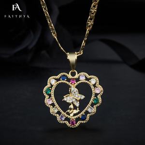 FP1035 vari <span class=keywords><strong>tipi</strong></span> <span class=keywords><strong>di</strong></span> collana con ciondolo regalo per la festa della mamma con zirconi cubici personalizzati Oro Laminado 18k - Product Image 1