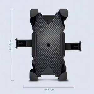 Support de téléphone universel pour guidon de <span class=keywords><strong>moto</strong></span> à 8 griffes anti-vibration, rotation à 360°, texture en fibre de carbone, pour smartphones - Product Image 6